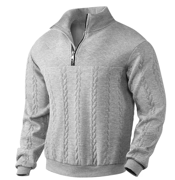 Seasonal Jacquard Men's Sweater