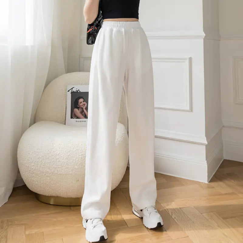 Chic High Waist Wide Leg Pants for Women