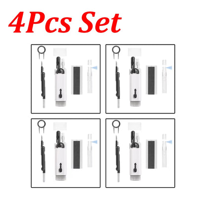 1-4Pcs Keyboard Cleaning Brush Kit 7-In-1 Multifunction Digital Cleaning Tool Set Keycap Puller Computer Keyboard Cleaner Brush