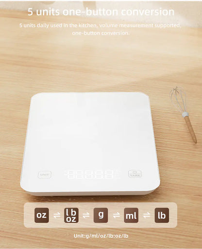 Kitchen Smart Scale - Counts calories, grams, carbs, etc - Weight Loss Journey Assistant