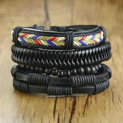 Men's Elite Woven Bracelet Ensemble