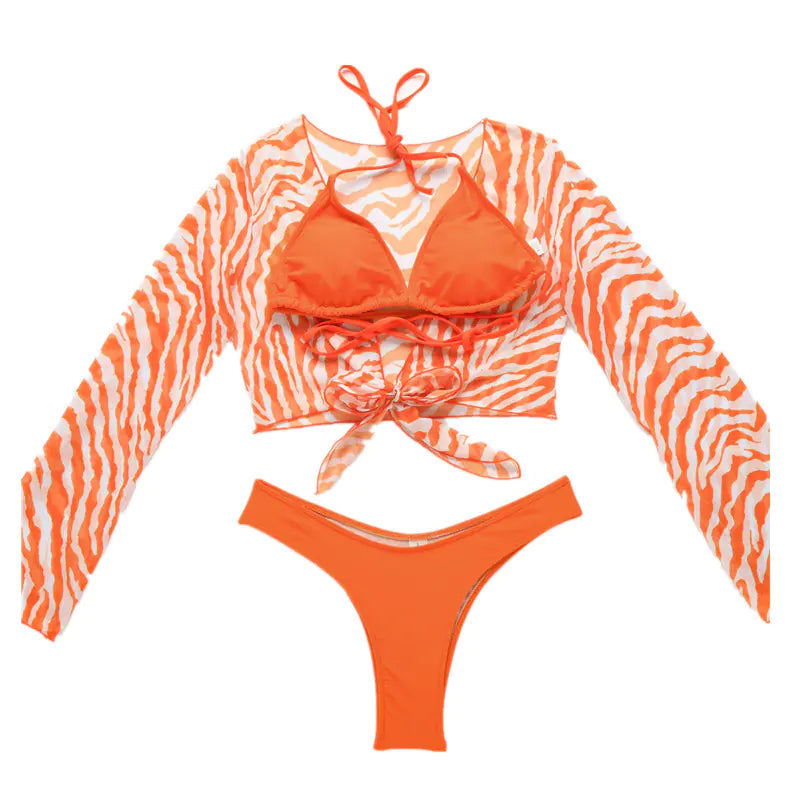 Women's Stylish 3-Piece Bikini Set