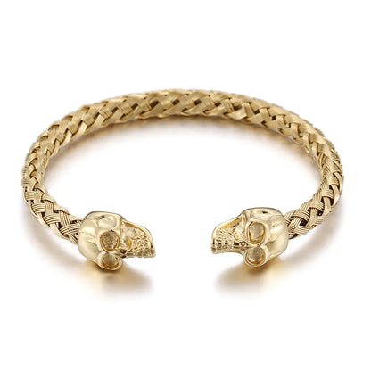 Men's Stainless Steel Skull Bracelet