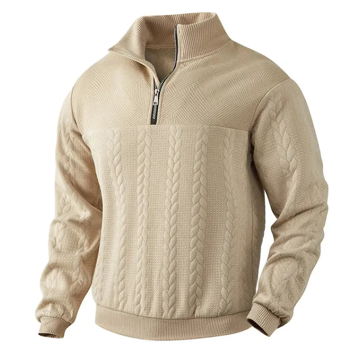 Seasonal Jacquard Men's Sweater