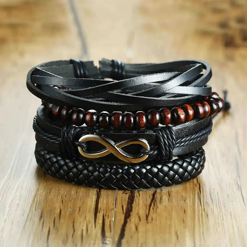 Men's Elite Woven Bracelet Ensemble