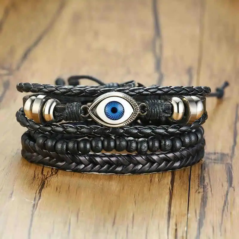 Men's Elite Woven Bracelet Ensemble